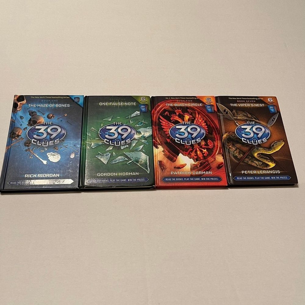The 39 Clues bundle of four books #1, #2, #5, #6